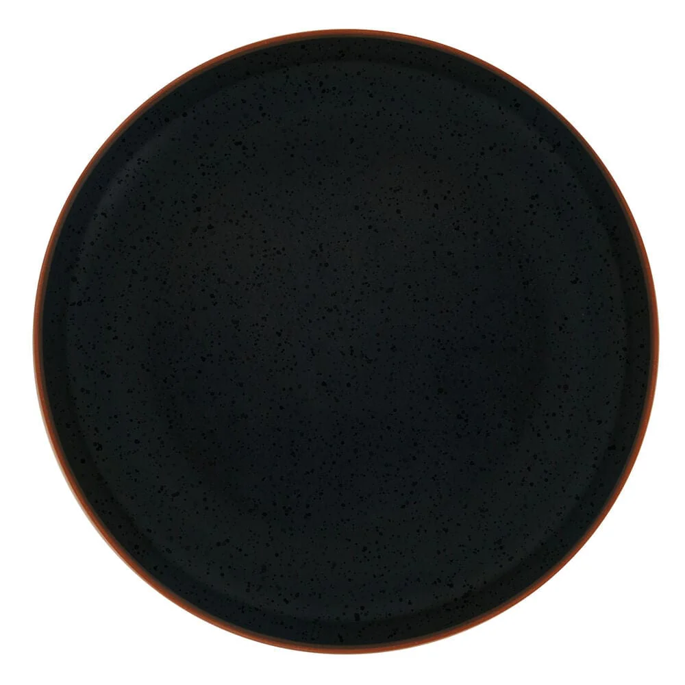 Hunter Black 16 Piece Dinnerware Set, Service for 4