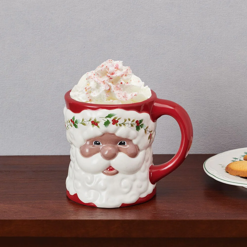 Winterberry® African American Santa Mug