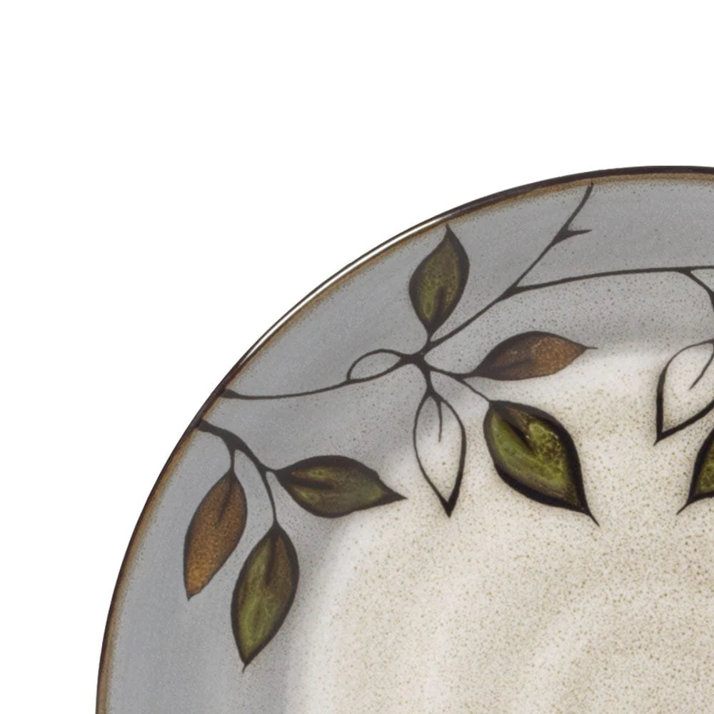 Rustic Leaves Set of 4 Salad Plates
