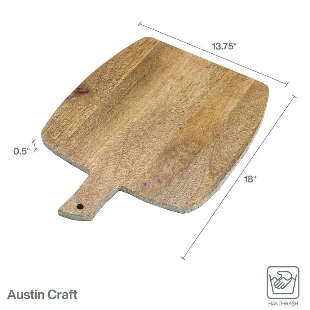 Fitz and Floyd Austin Craft Upton Charcuterie Paddle Serving Board