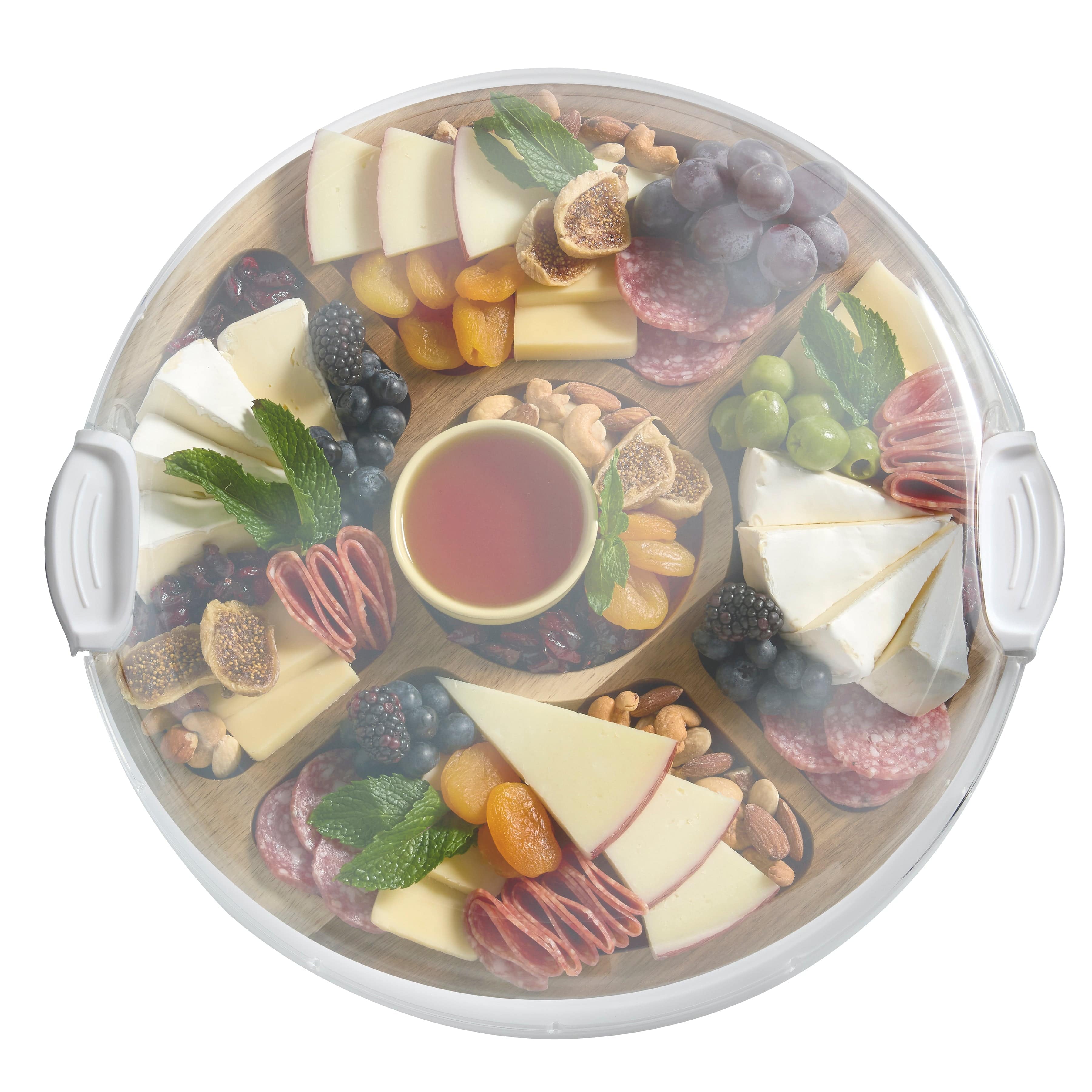 Farberware Build-A-Board ™ Cutting Board with Clear Locking Lid, 14 IN Round