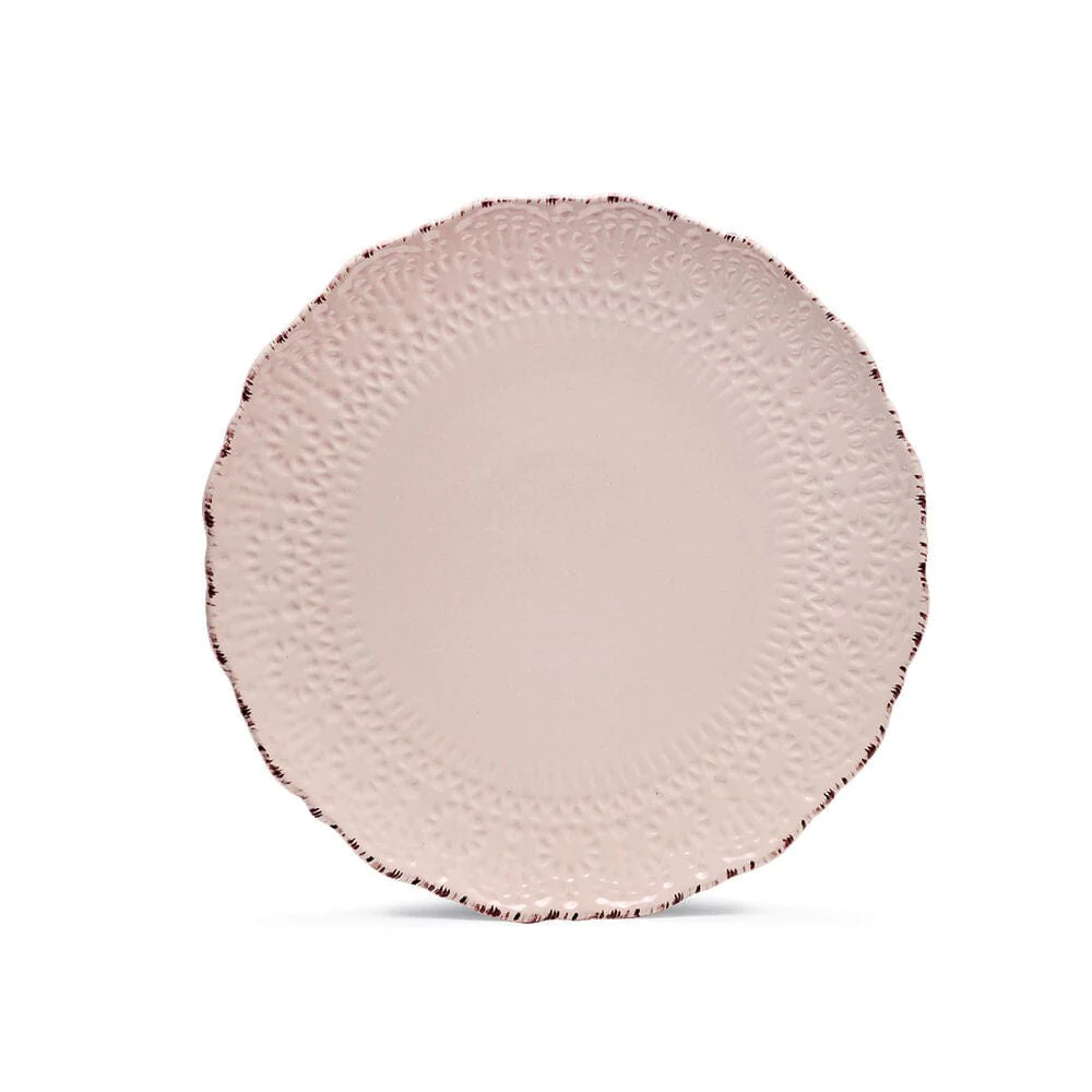 Chateau Pink Set of 4 Dinner Plates