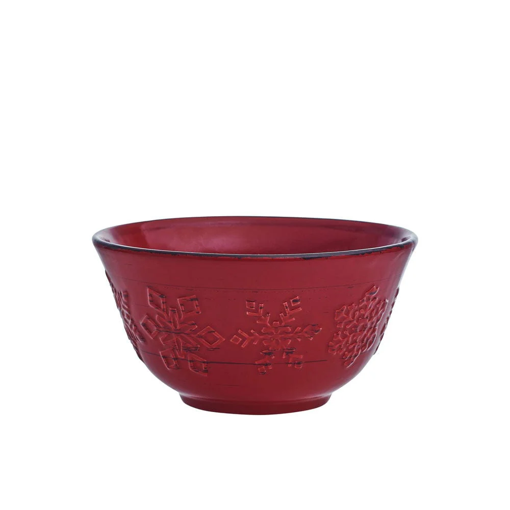 Trellis Snowflakes 12 Piece Dinnerware Set, Service for 4