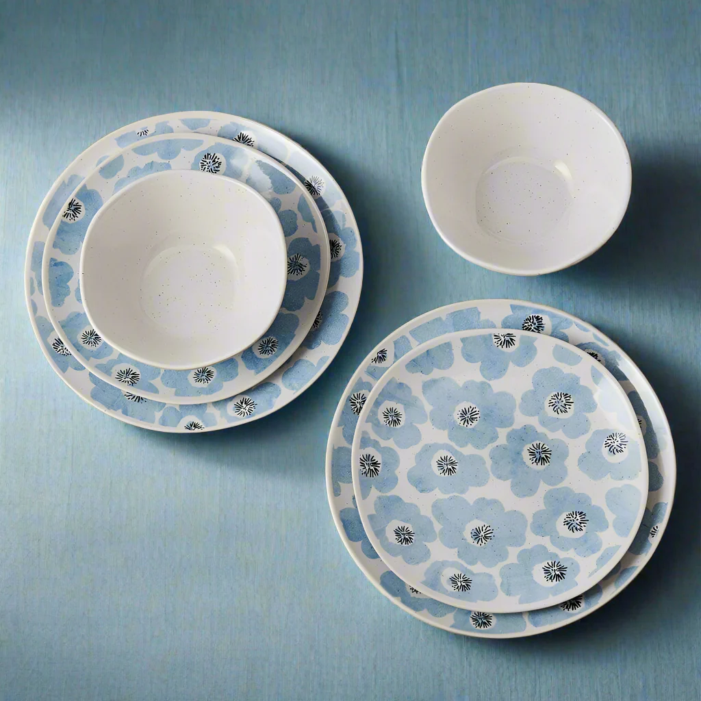 Radiant Floral 12 Piece Set, Service for 4