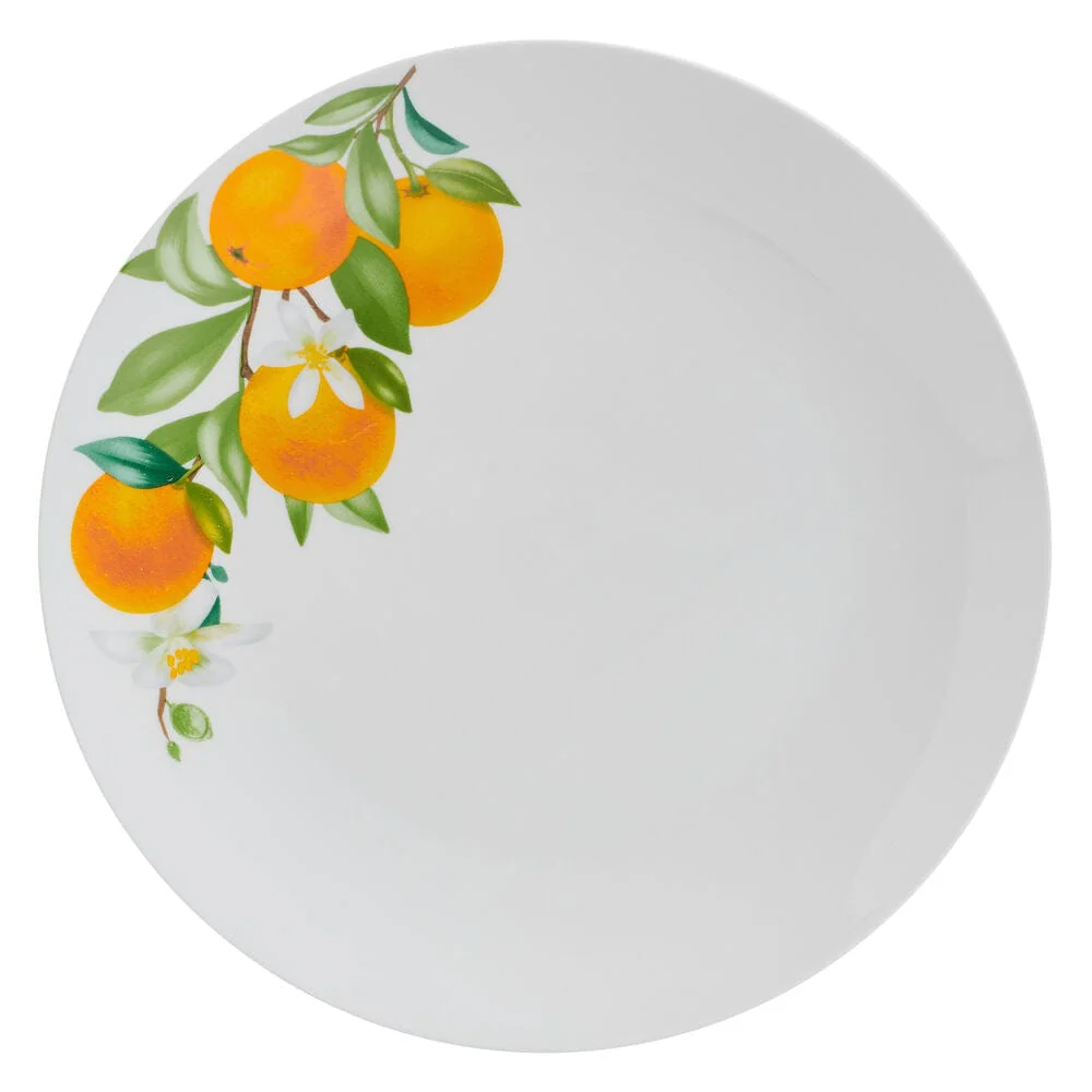 Oranges 12 Piece Dinnerware Set, Service for 4