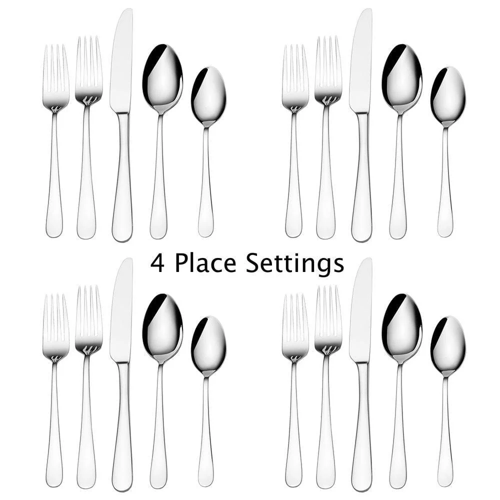 Lisbon 20 Piece Flatware Set, Service for 4