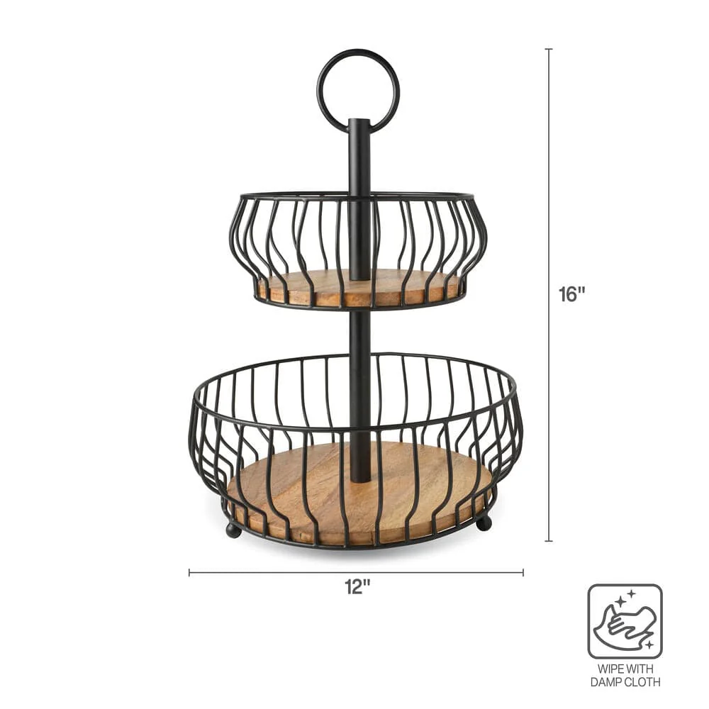 Savannah 2 Tier Fruit Storage Basket