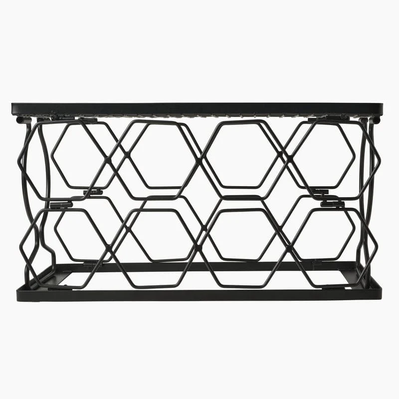 Collapsible Stackable 8 Bottle Wine Rack