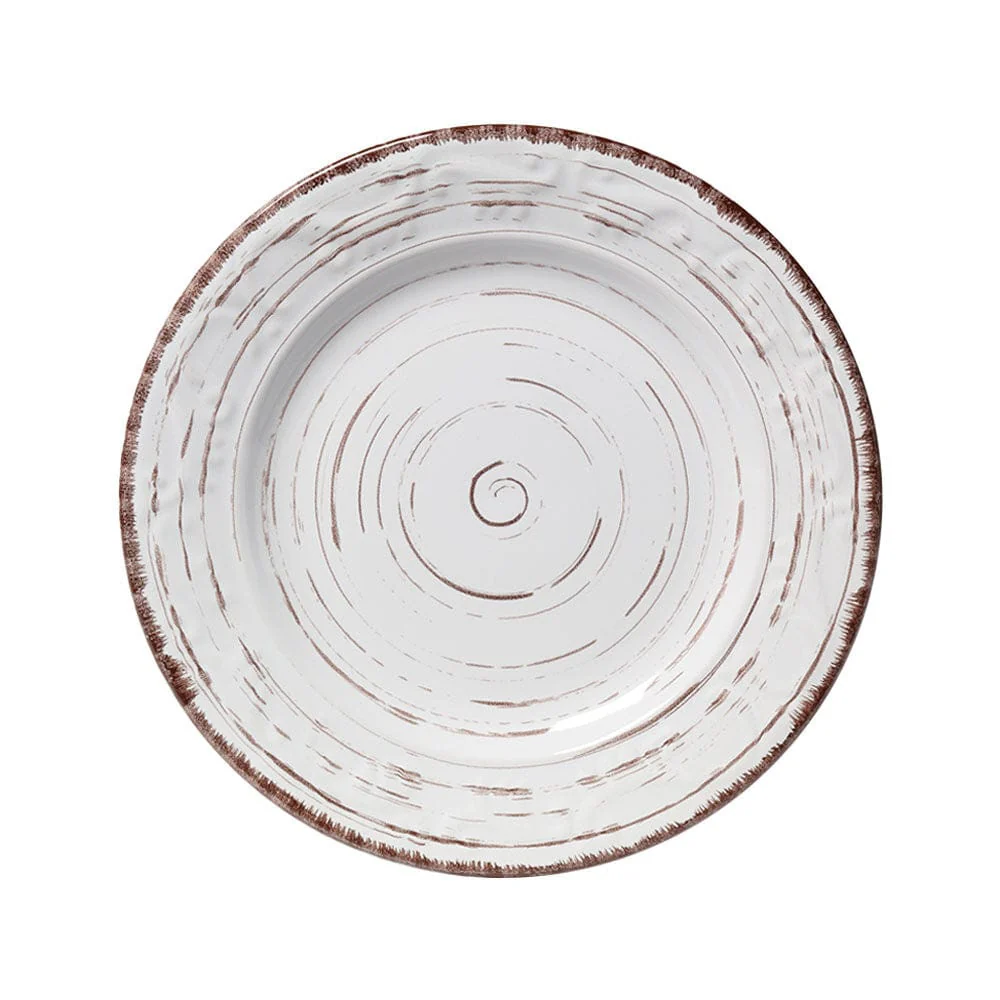 Trellis White Set of 4 Salad Plates
