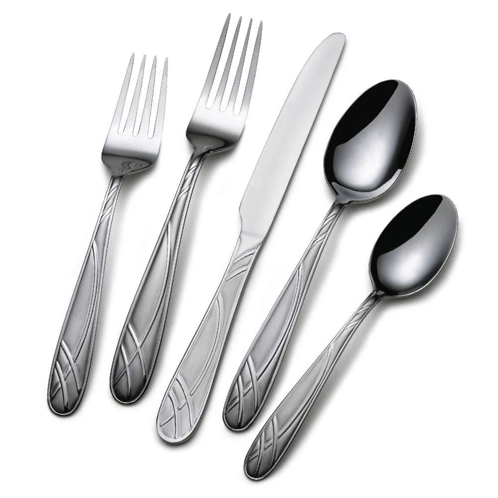 Hoopla Frost 20 Piece Flatware Set, Service for 4