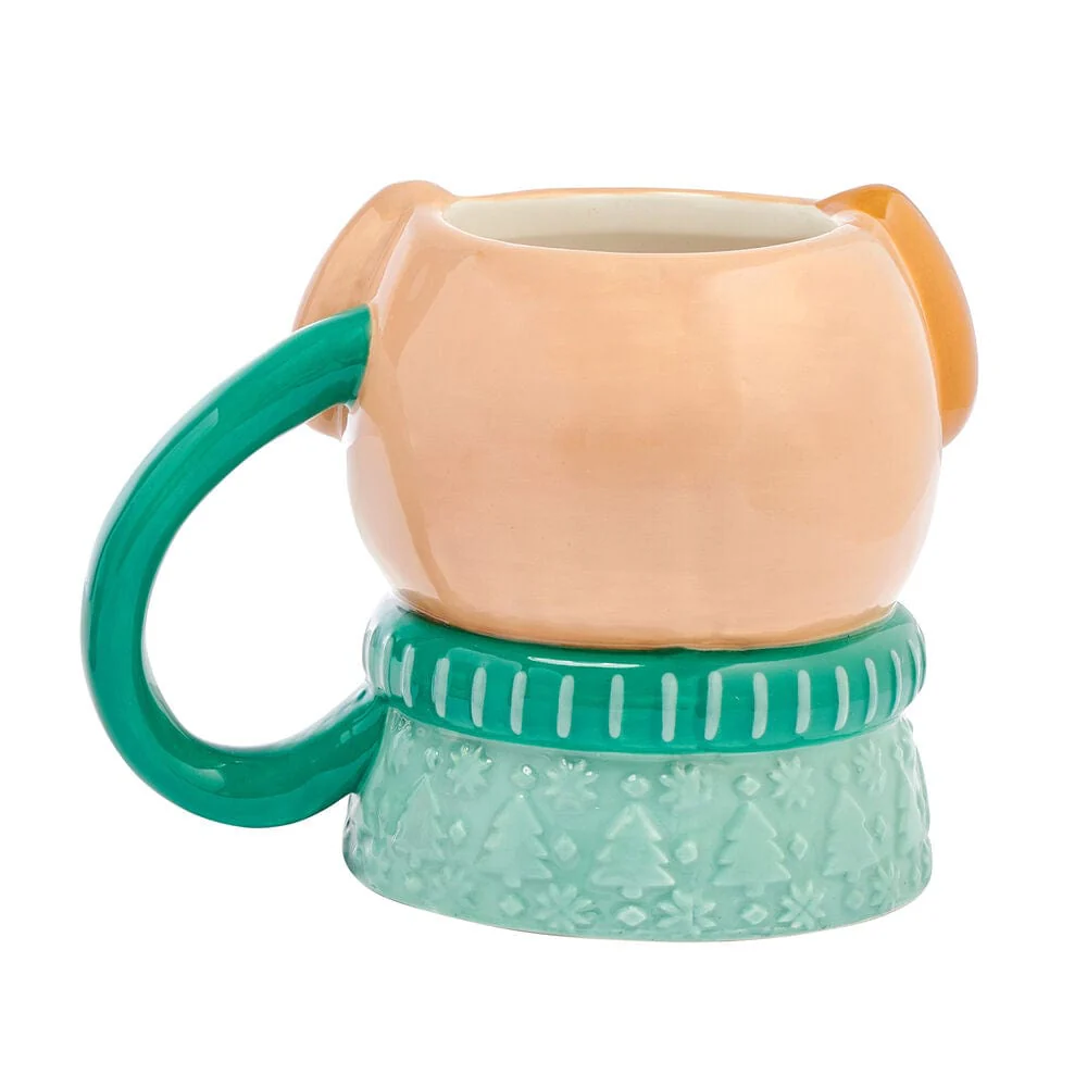 Holiday Dog Figural Mug