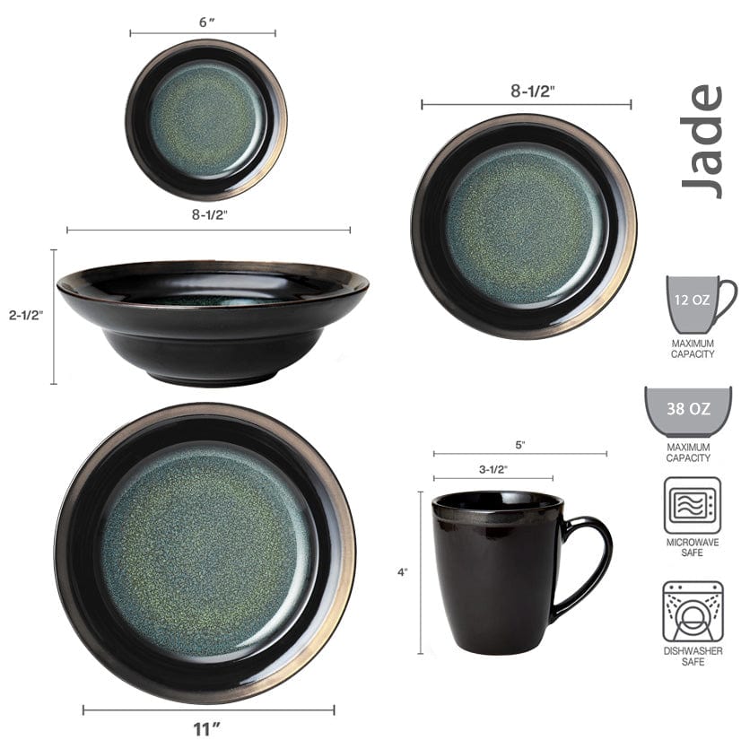 Jade Dinnerware Set
