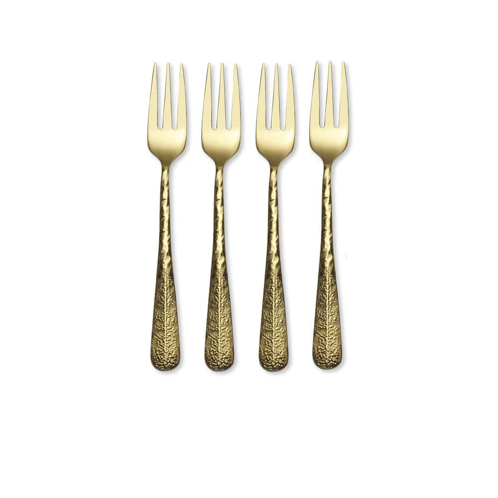 Sable Gold Set of 4 Appetizer Forks