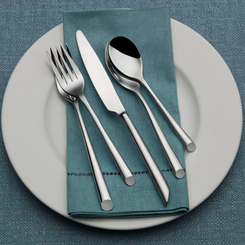 Wave Forged 42 Piece Flatware Set, Service for 8