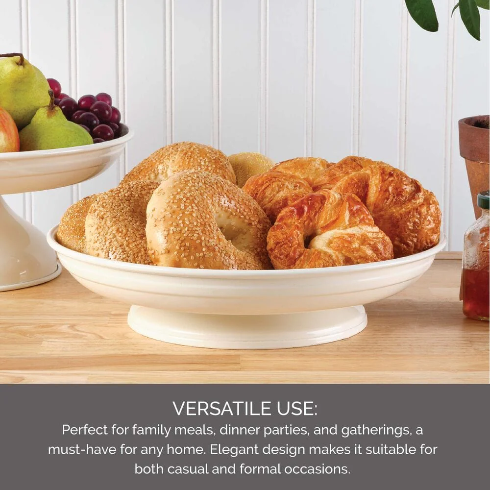 White Metal Lazy Susan