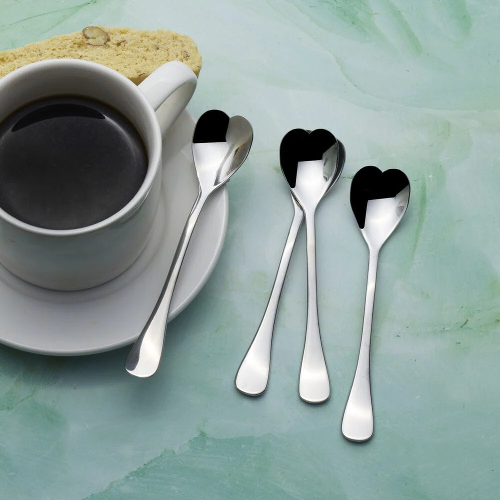 Irresistible Set of 4 Mini Coffee Spoons