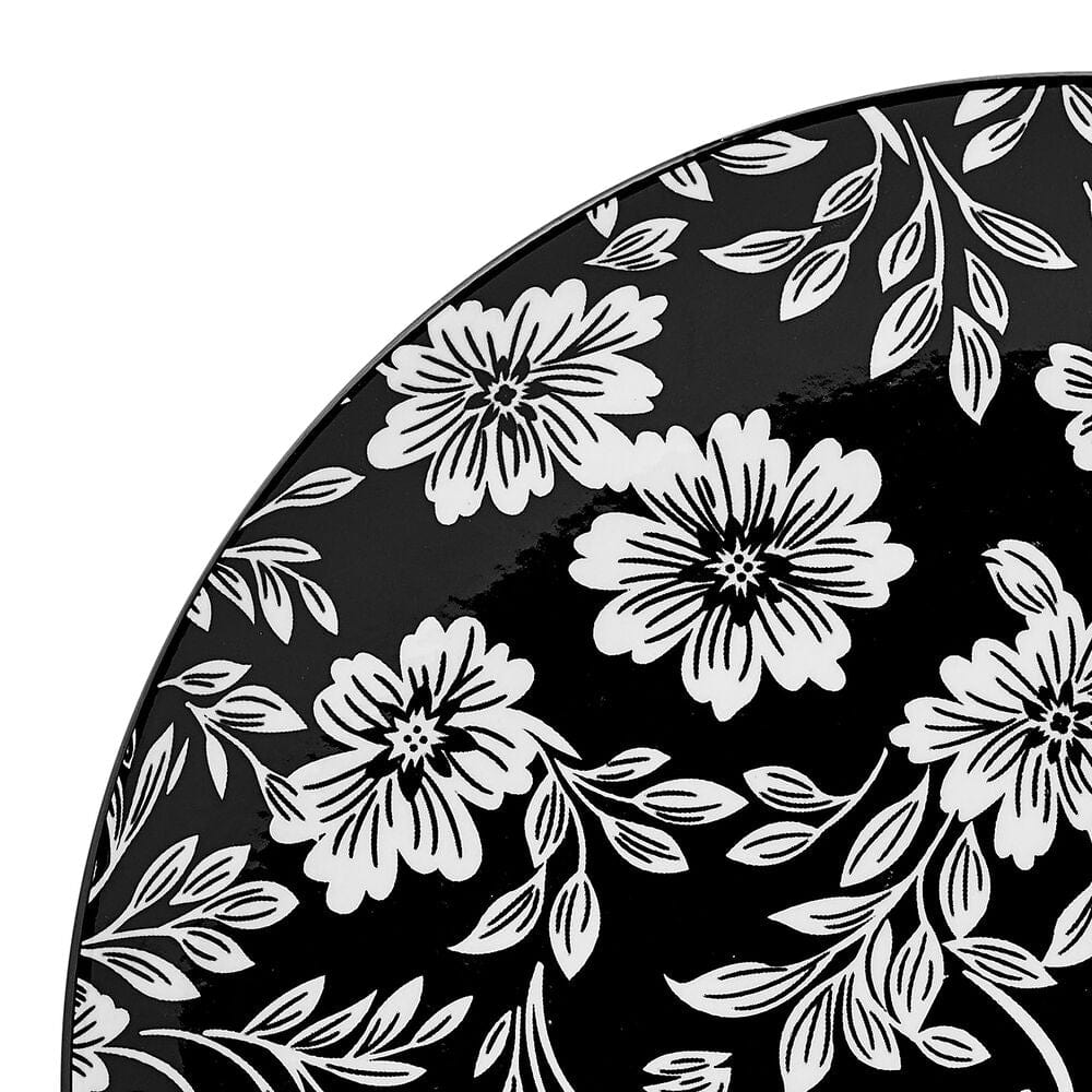 Midnight Blooms 12 Piece Dinnerware Set, Service for 4