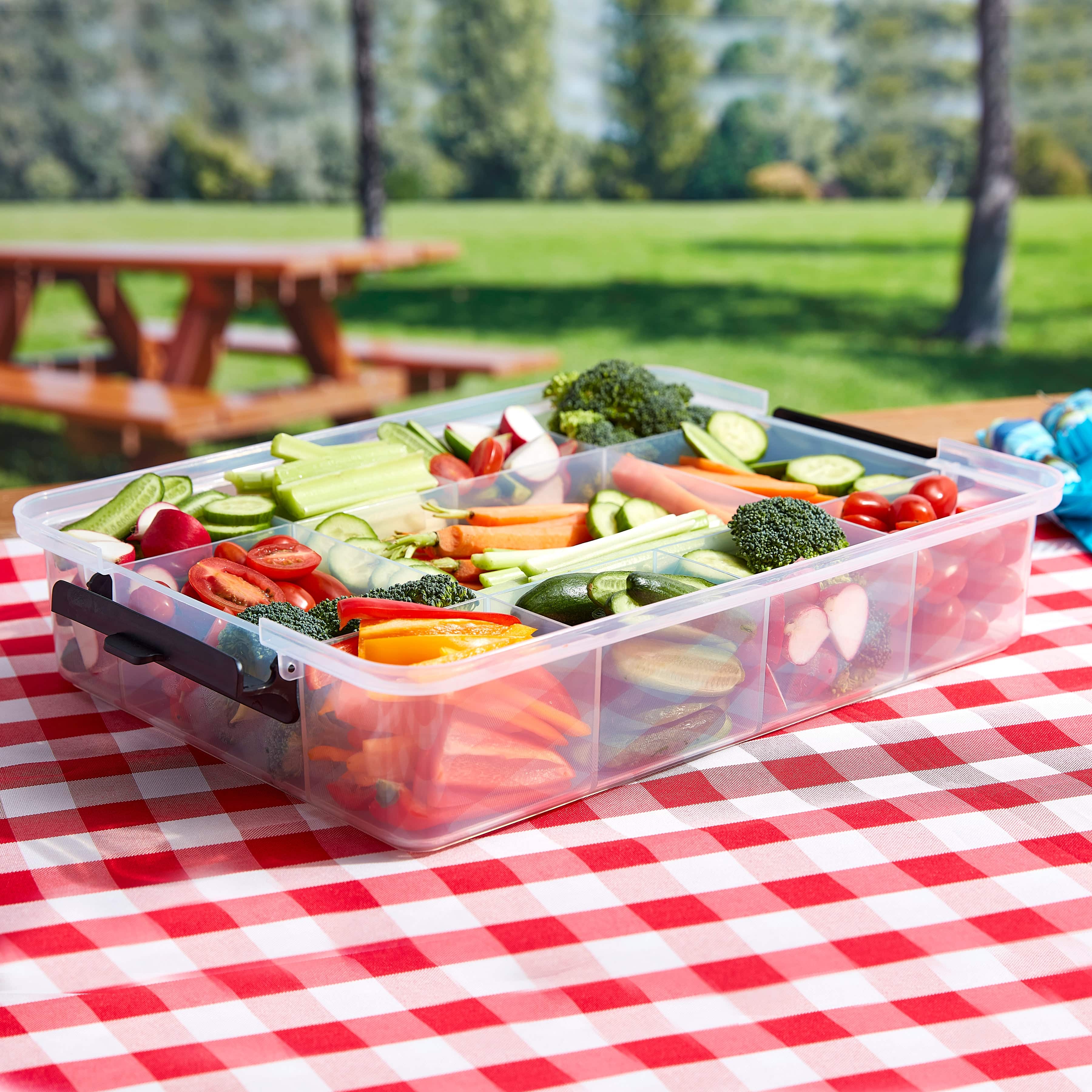Farberware Build-A-Board ™ Snacklebox with Locking Plastic Cutting Board Lid