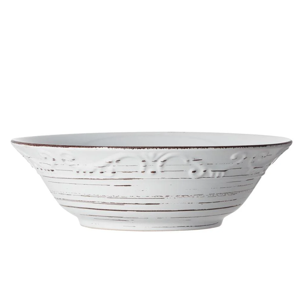 Trellis White Vegetable Serve Bowl