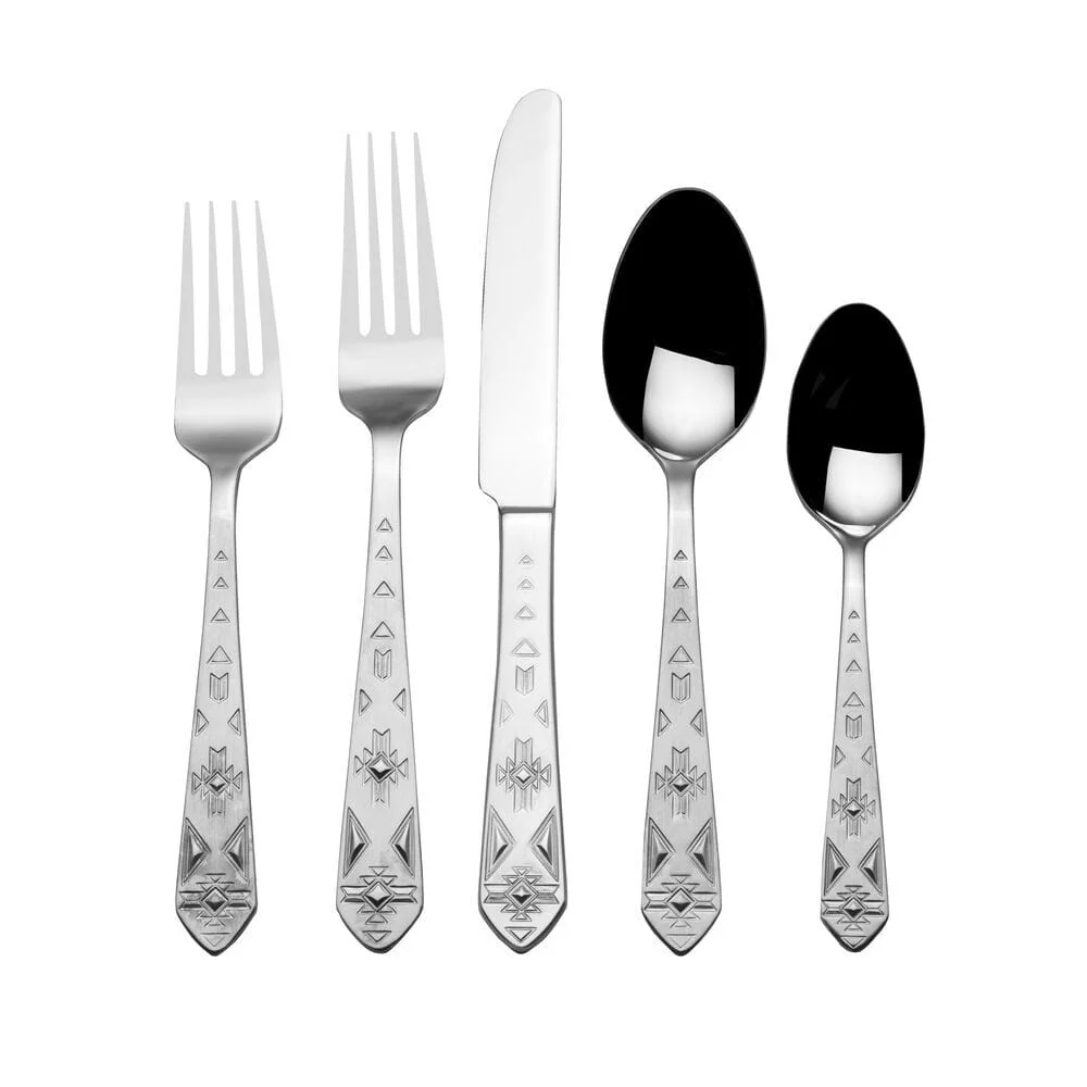 Pueblo 42 Piece Flatware Set, Service for 8
