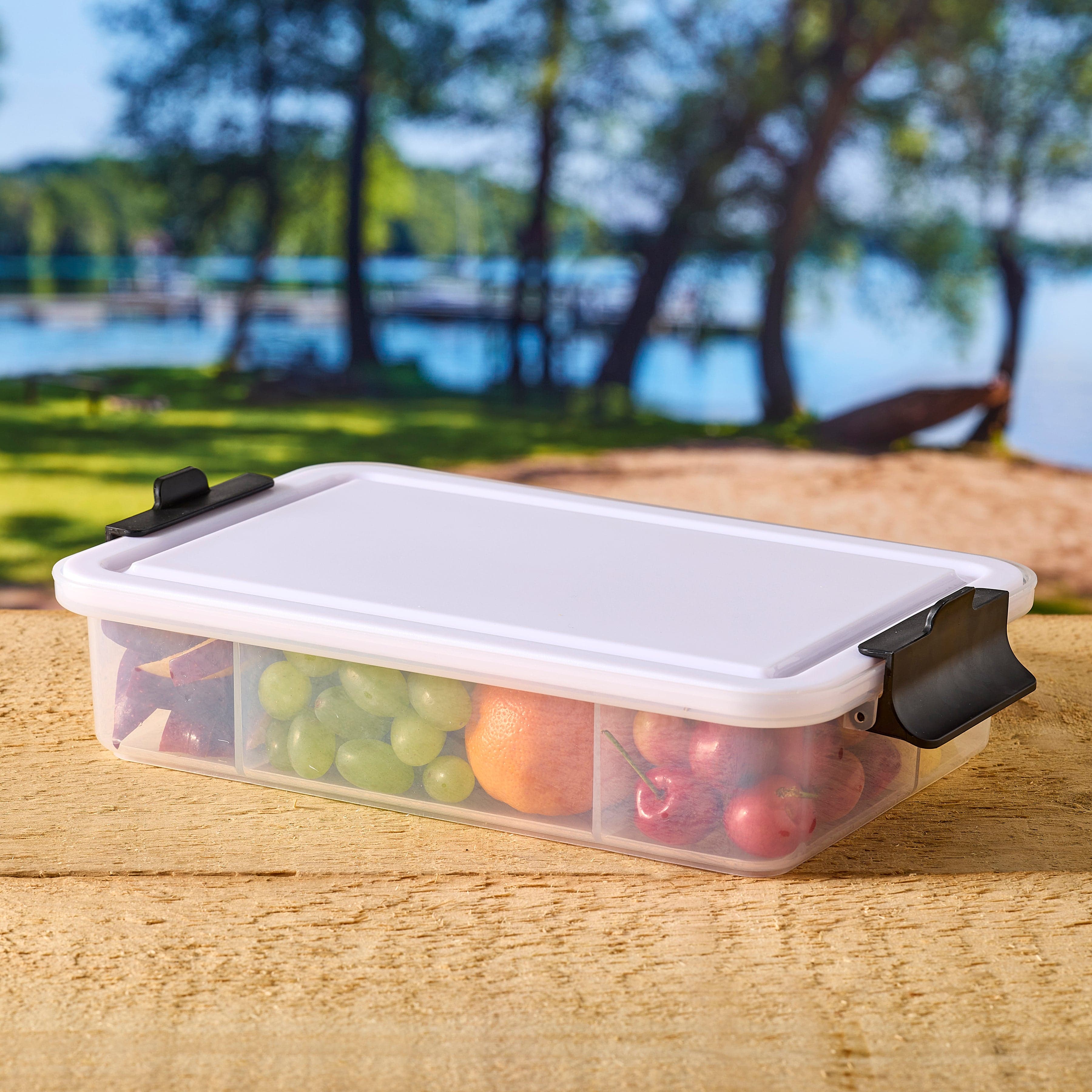 Farberware Build-A-Board ™ Snacklebox with Locking Plastic Cutting Board Lid