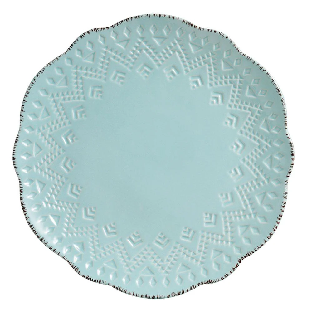 Remembrance Teal Dinnerware Set