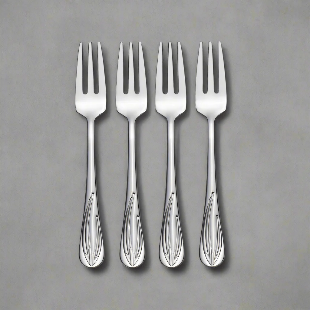Darbie Angell Wings Set of 4 Appetizer Forks