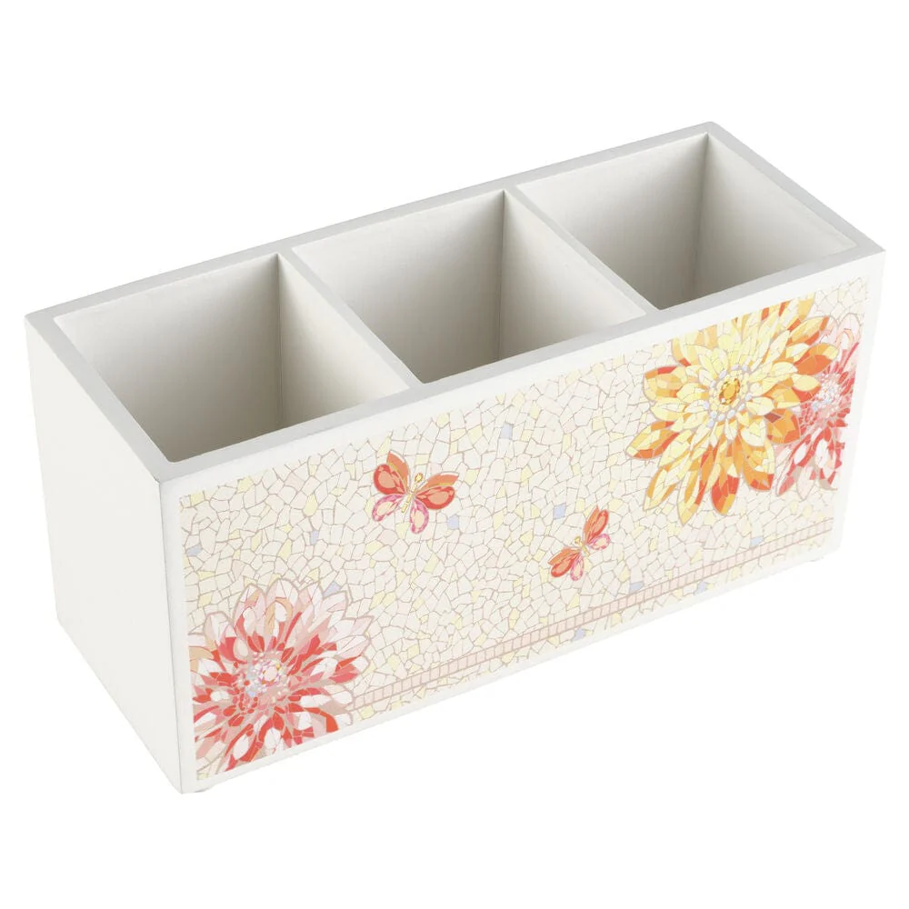 Dolly Parton Mosaic Flower Utensil Flatware Caddy