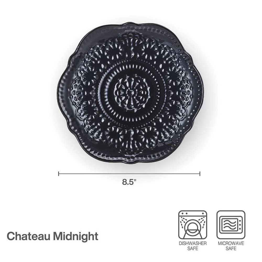 Chateau Midnight Set of 4 Salad Plates