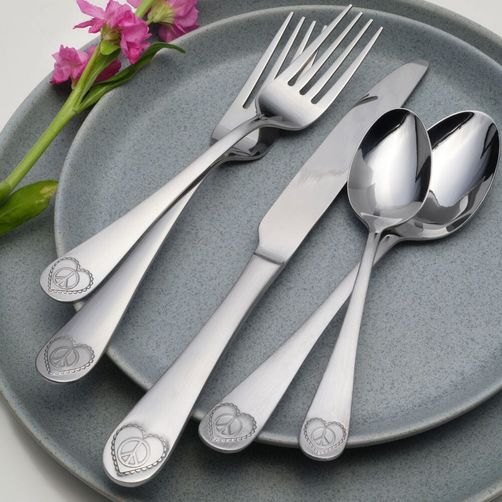 Peace 20 Piece Flatware Set, Service for 4