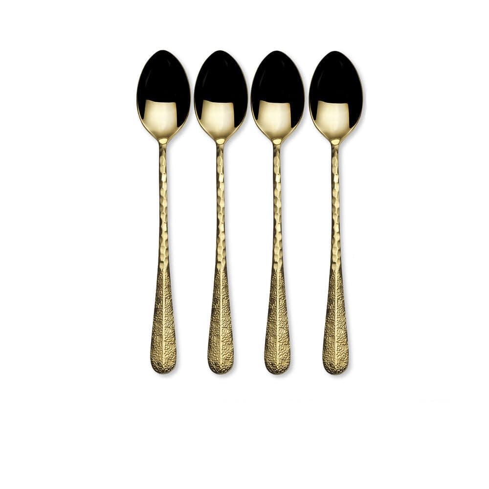 Sable Gold Set of 4 Long Handled Spoons