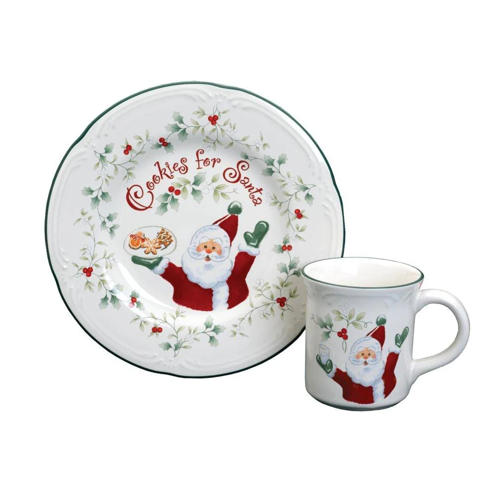 Winterberry® Cookies and Milk for Santa Set