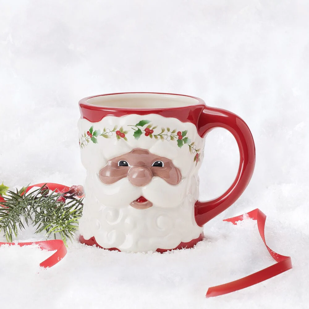 Winterberry® African American Santa Mug