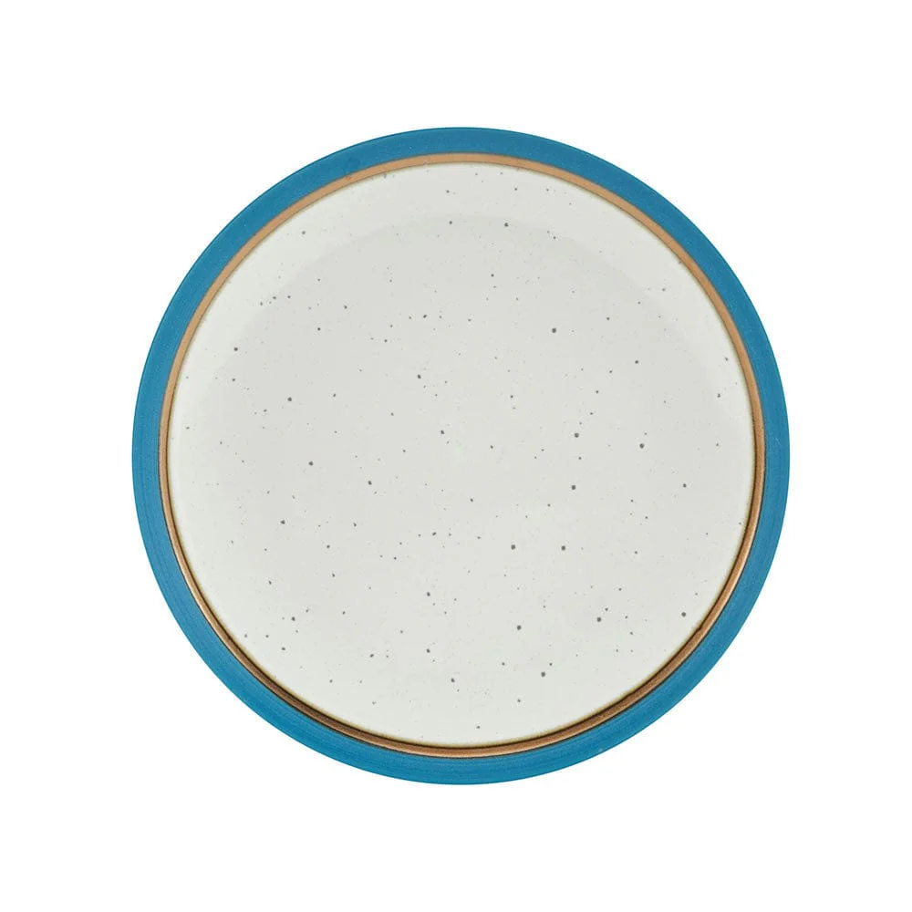 Ezra Blue 16 Piece Dinnerware Set, Service for 4