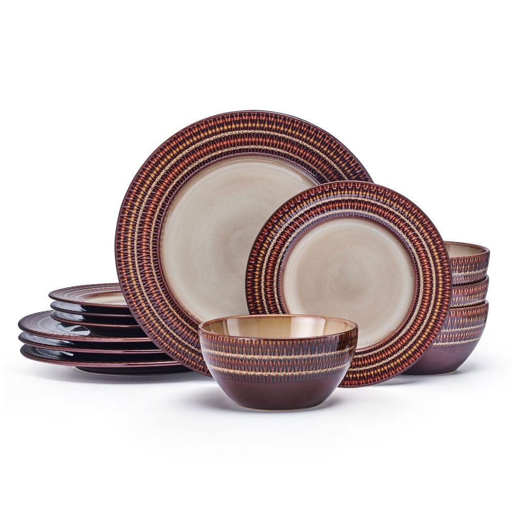 Skylar 12 Piece Dinnerware Set, Service for 4