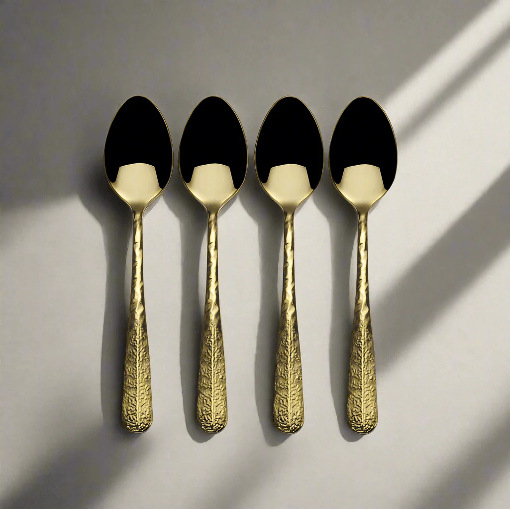 Sable Gold Set of 4 Mini Coffee Spoons