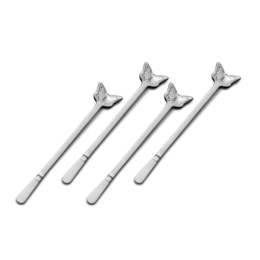 Butterfly Set of 4 Stirrers