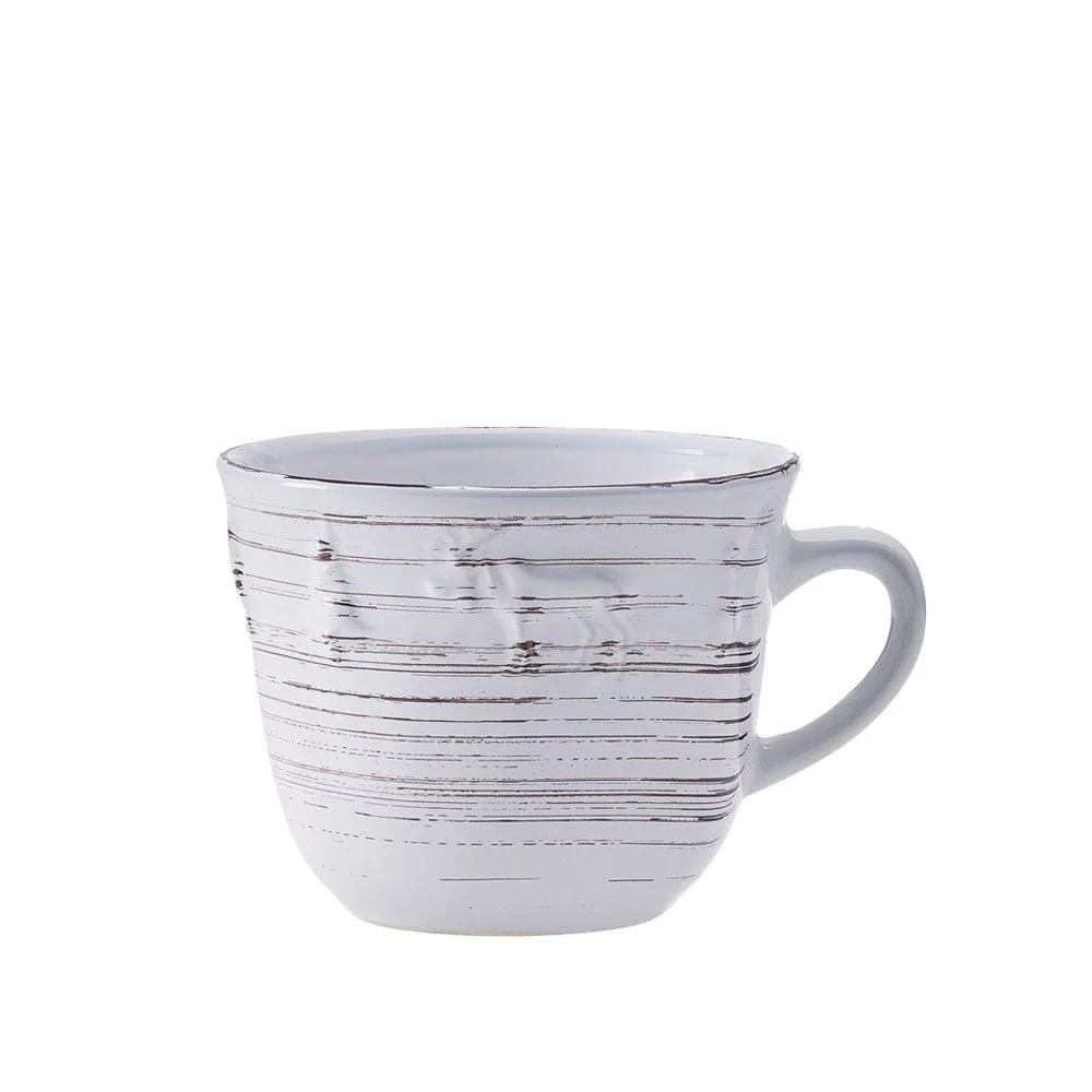 Trellis Lodge White 16 Piece Dinnerware Set, Service for 4