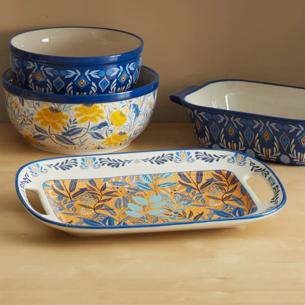 Madeline Handled Serving Platter, 13 IN