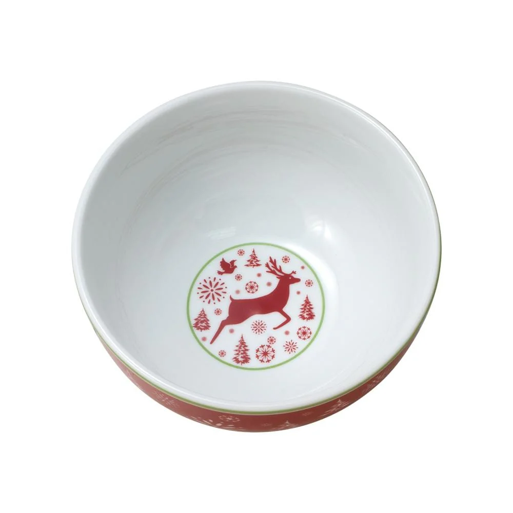 Dancing Snowflakes Set of 4 Soup Cereal Bowls