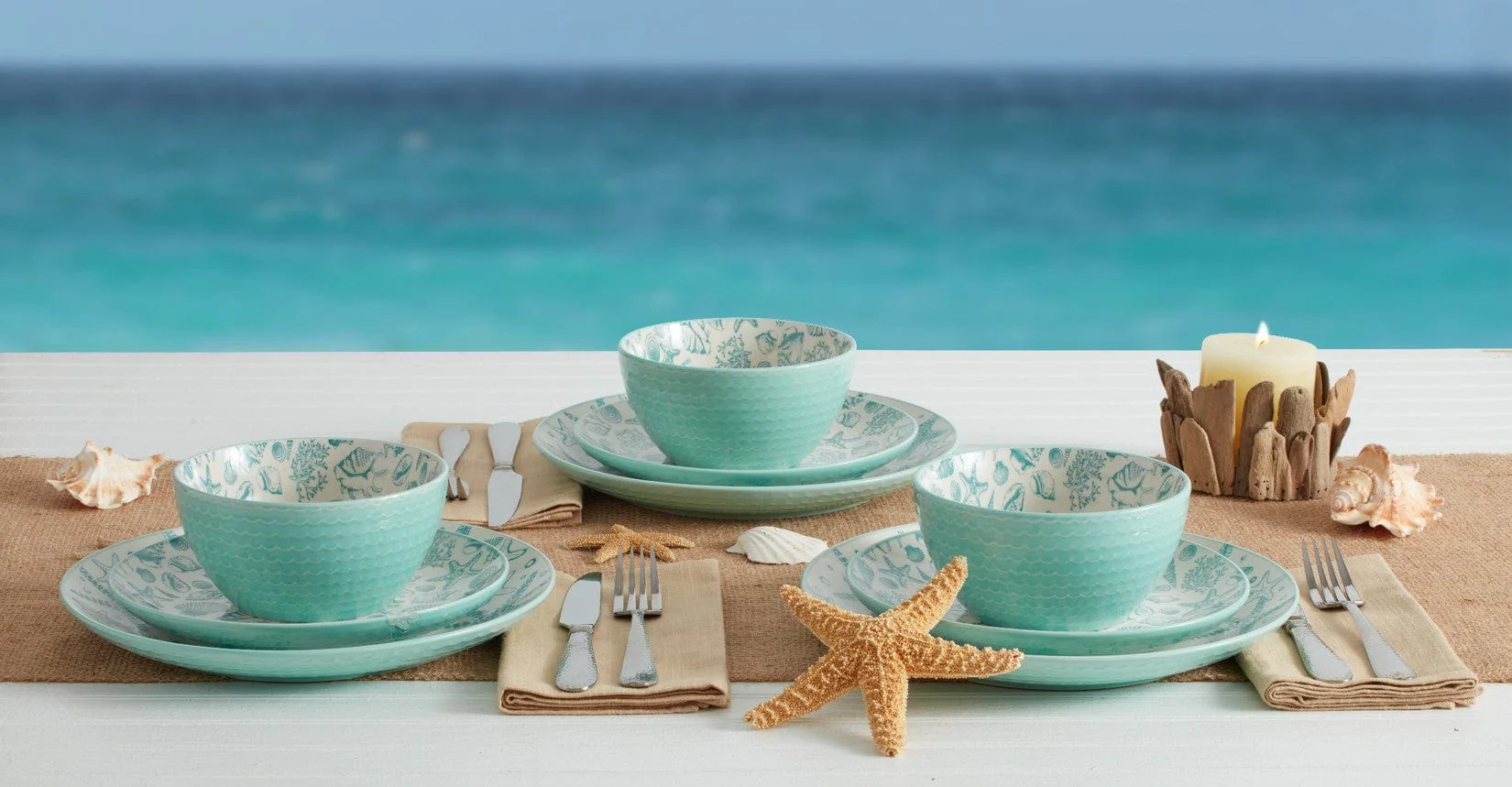 Venice 16 Piece Dinnerware Set, Service for 4