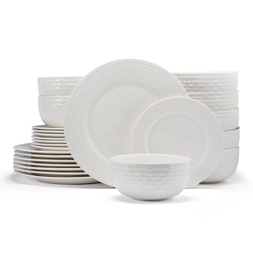 Sonya 24 Piece Dinnerware Set, Service for 8