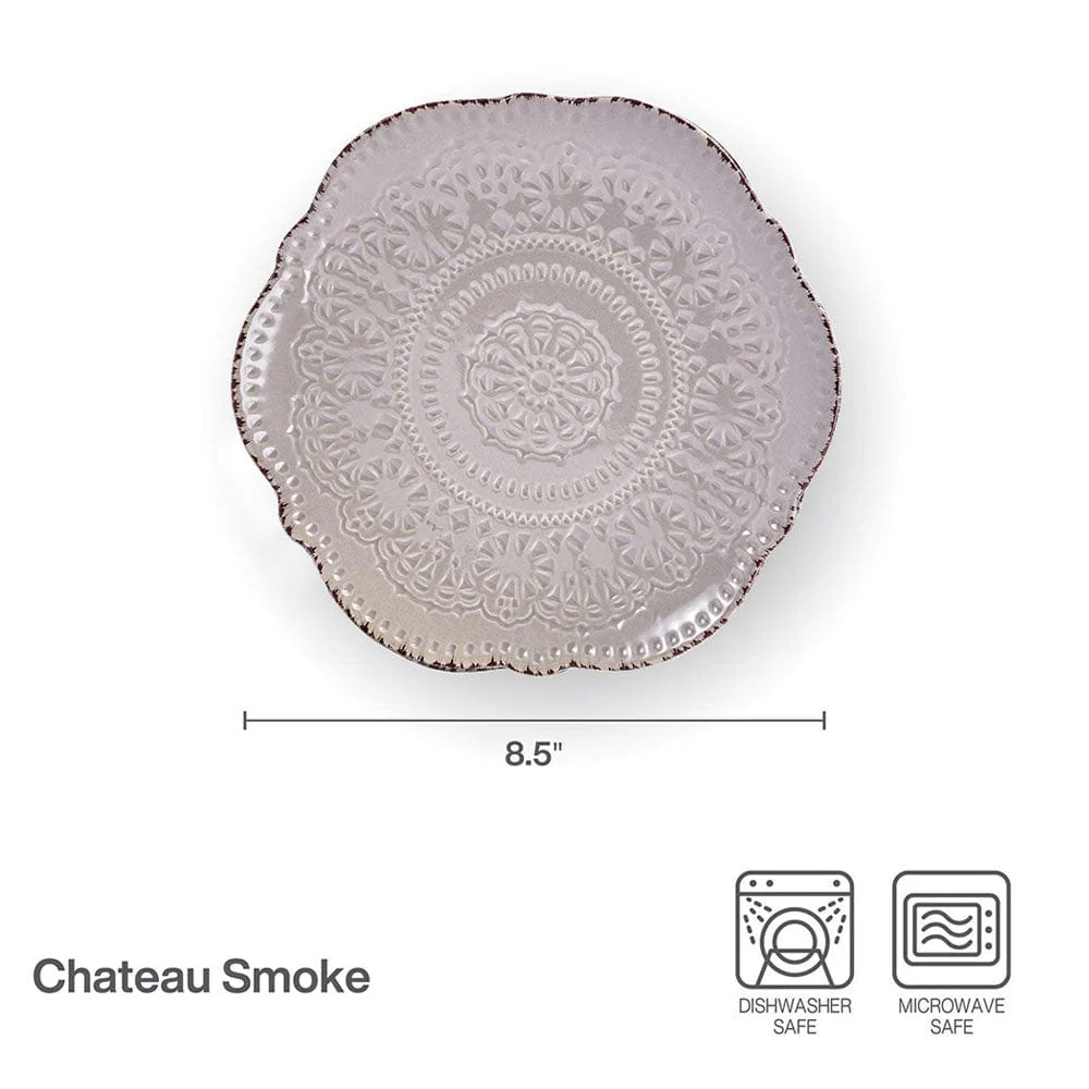 Chateau Smoke Set of 4 Salad Plates