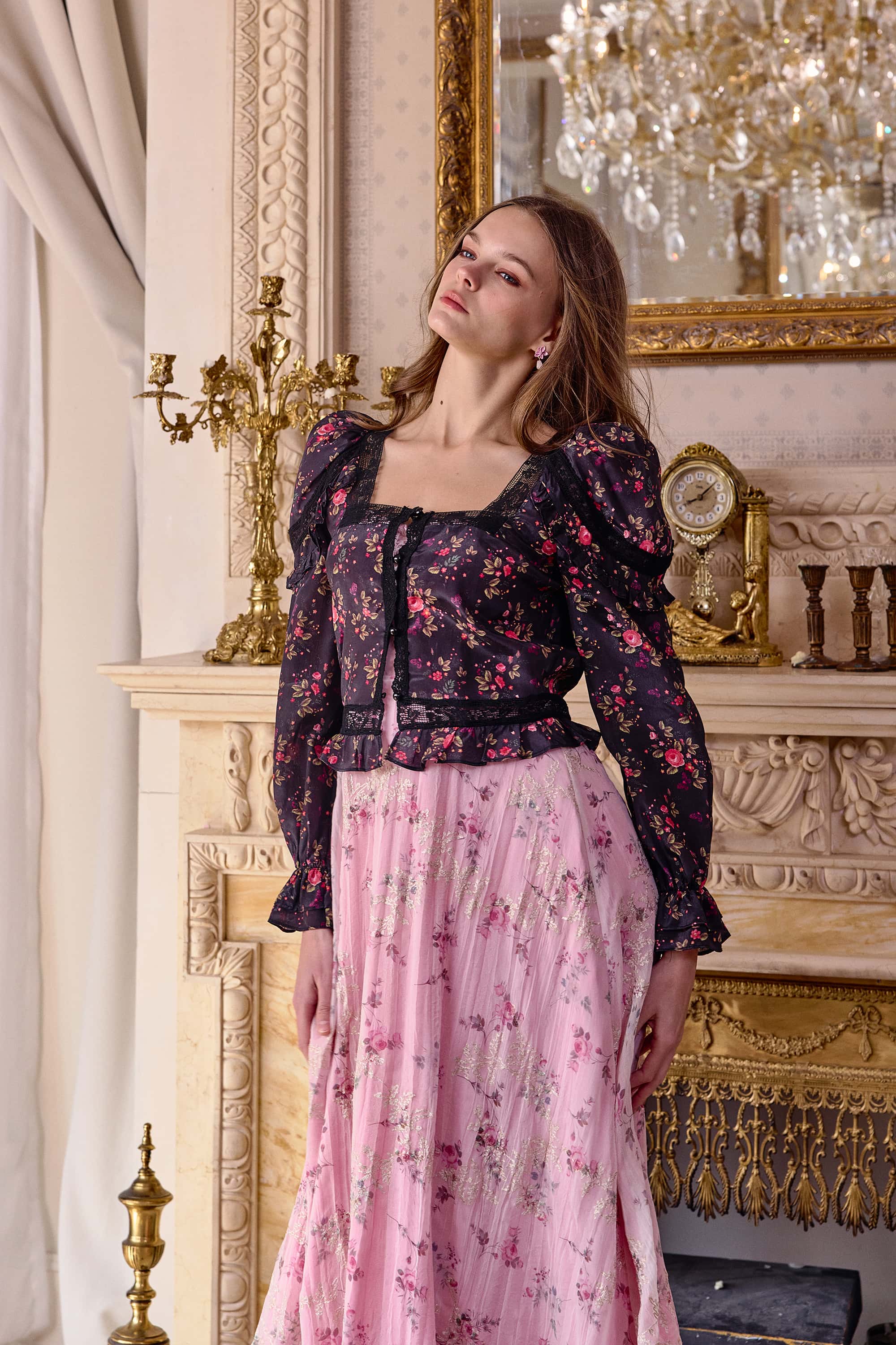 Rosalind Viscose Floral Blouse