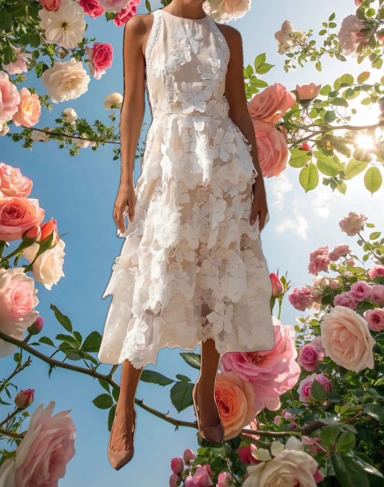 Hepburn Flower Dress