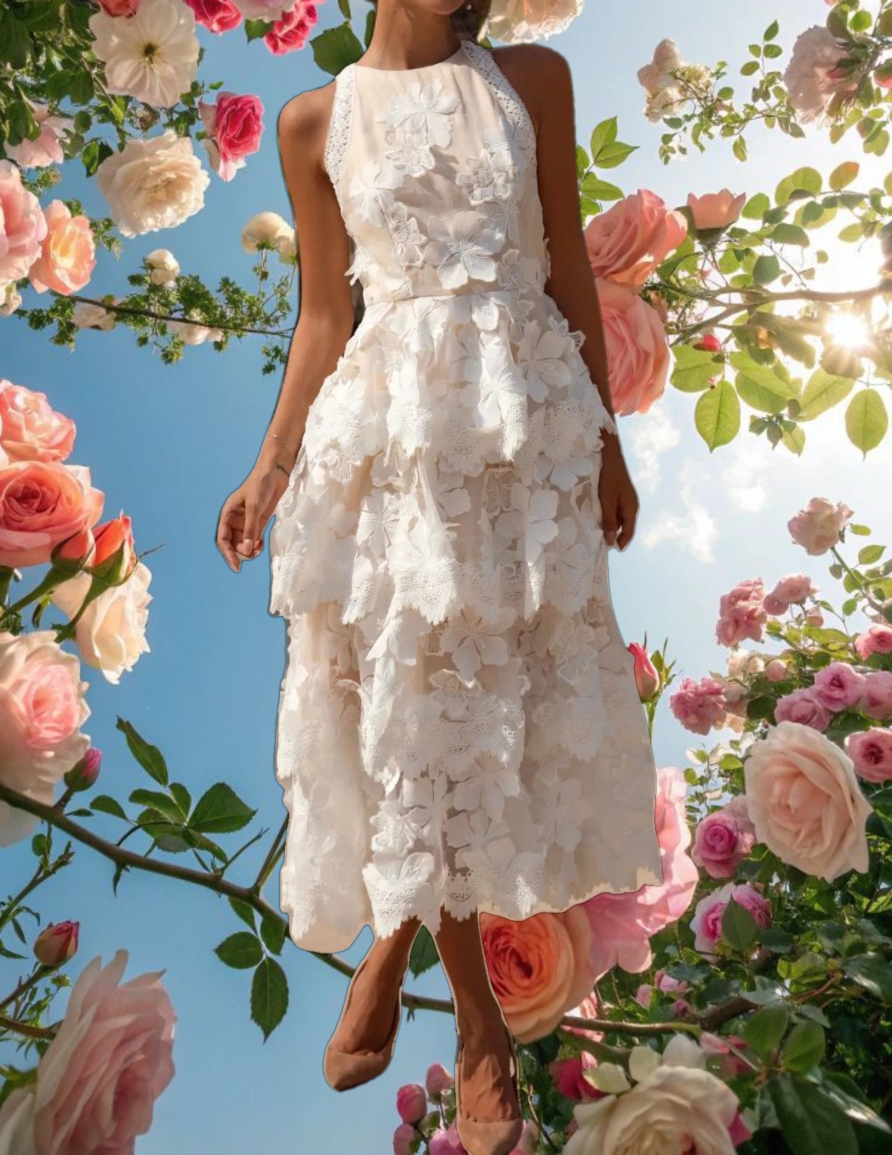 Hepburn Flower Dress