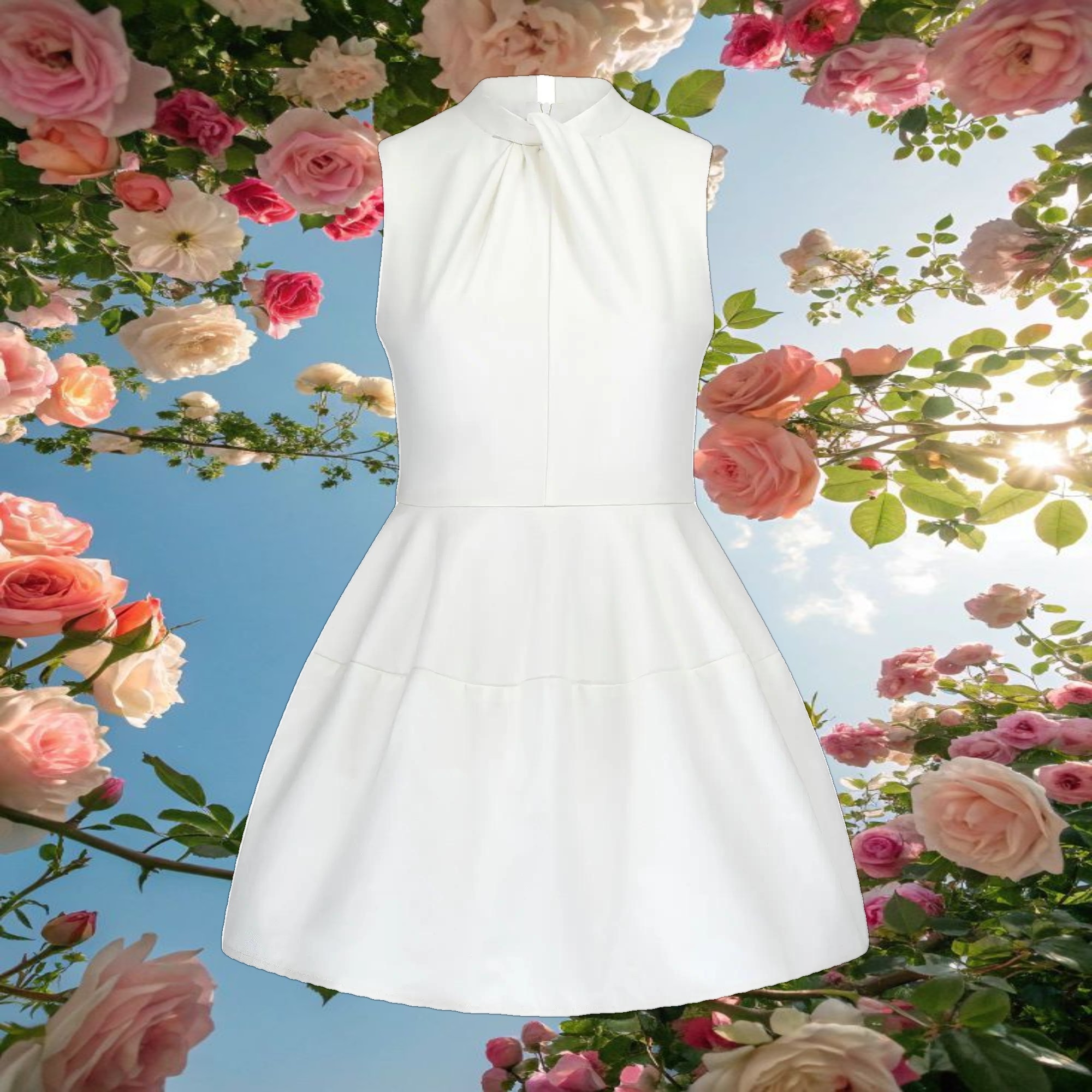 Belle Dress In White