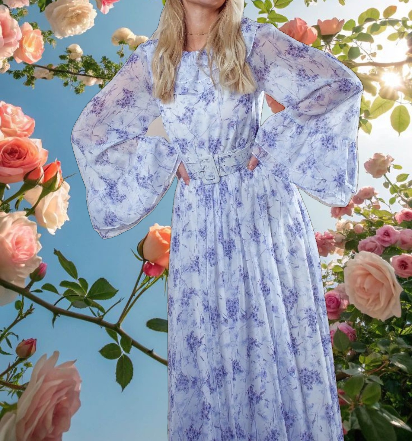 The Hibiscus Maxi Dress