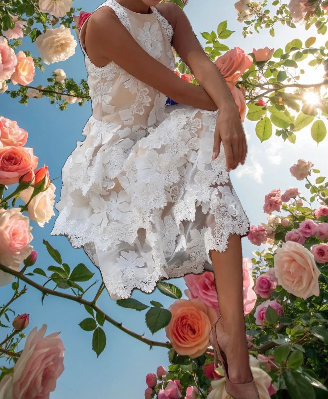 Hepburn Flower Dress