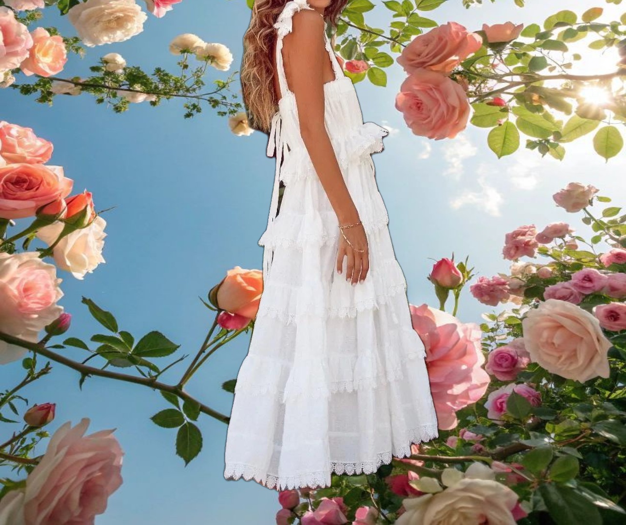 Phi Phi Heart Smock Dress